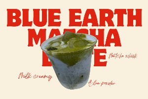 Matcha Latte Blue Eart