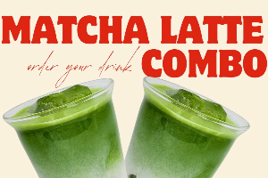Combo (Set) Matcha Latte 2 Cup Culinary