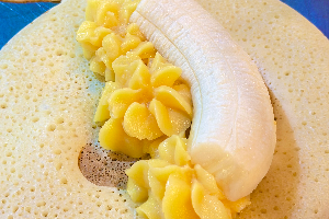 #T63 Custard cream + Foi Thong + Banana