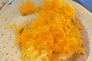 #T64 Custard cream + Foi Thong + Almond 