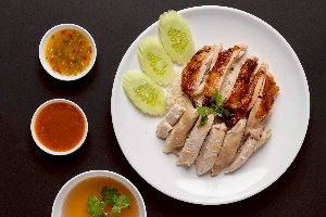 S05 ข้าวมันไก่ผสมต้ม-ย่าง