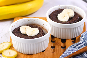 พุดิ้งช็อกโกแลตกล้วย (Chocolate Banana Chia Pudding)