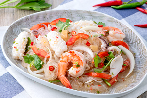 ยำวุ้นเส้นทะเล