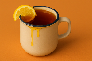 ชาน้ำผึ้งมะนาวร้อน | Hot Honey Lemon Tea