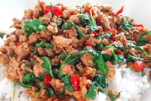 ผัดกะเพราไก่