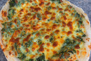 ผักโขมอบชีส