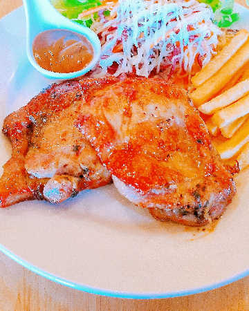 สเต็ก2 ชิ้น