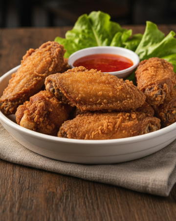 ปีกไก่ทอดเกลือ