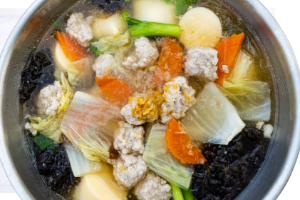 ต้มจืดหมูสับหม้อไฟ