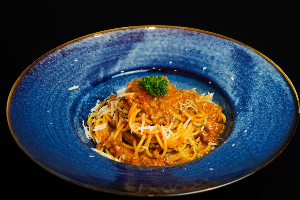 สปาเก็ตตี้ซอสหมูสับ / Spaghetti Bolognese with Minced Pork