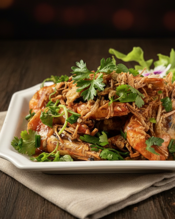 กุ้งซอสมะขาม