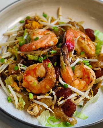 CHA KWAY TEOW (SHRIMP) / ฉ่าก๋วยเตี๋ยวกุ้ง