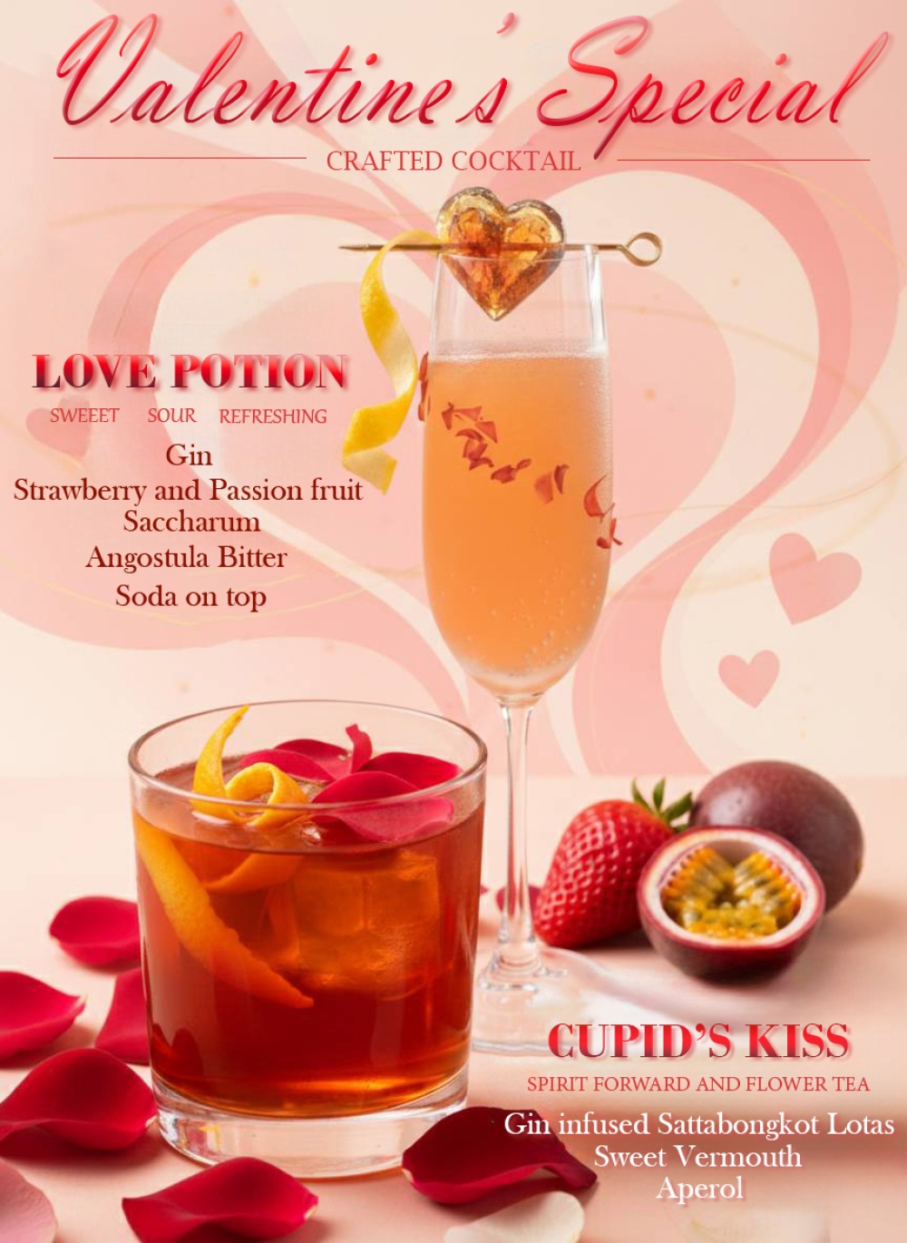 valentine's cocktail 