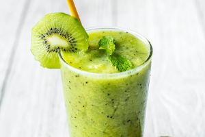 Kiwi smoothie (แก้วใหญ่ 22 ออนซ์)