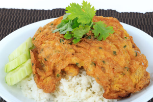 ข้าวไข่เจียวหมูสับ