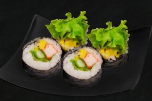 ซูชิสลัดโรลปูอัด (4 คำ:ชุด)
