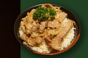 ข้าวหน้าหมูชาบู