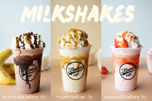 ลาเต้มิลตค์เชค