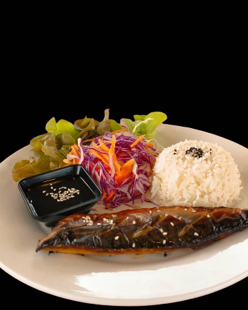 สเต็กปลาซาบะย่าง