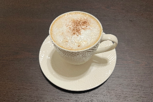 Hot cappuccino