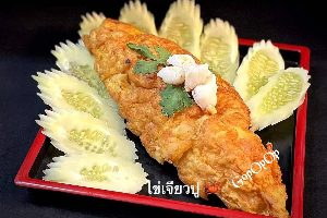 ไข่เจียวปู ဂဏန်း ကြက်ဥအပြင်ကြော်