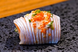 Otoro salmon sushi