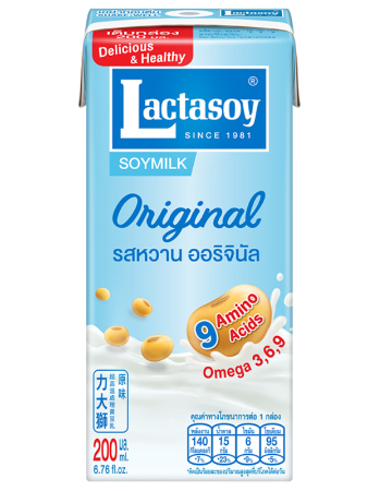 แลคตาซอยนมถั่วเหลืองรสจืด