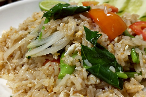 ข้าวผัดไข่(ไม่เนื้อสัตว์)