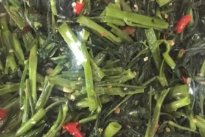 ผัดผักบุ้ง(กับข้าว)