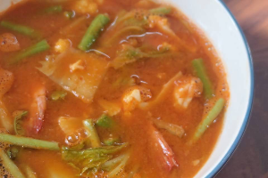 แกงส้มผักรวม(กุ้ง)