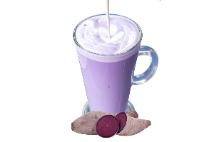 มันม่วงนมสด (Purple potato ice milk)
