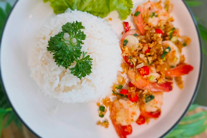 กุ้ง ผัดพริกเกลือ