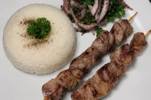 Grilled Lamb Skewers 