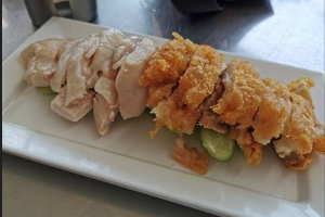 ไก่ผสมเป็นกับ	​មាន់ពីរមុខ  (ម្ហូប​)	Mixed Chicken