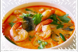 ต้มยำกุ้ง	តុំយ៉ាំបង្គា​រទឹកខាប់	Tomyum Creamy Soup Shrimp