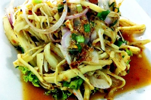 ซุปหน่อไม้ 	ឡាបត្រពាំង	Spicy Isan Bamboo Salad