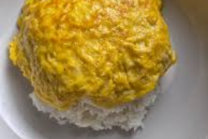 ข้าวไข่เจียว	បាយ​អូមេឡែត	Rice with Omelette