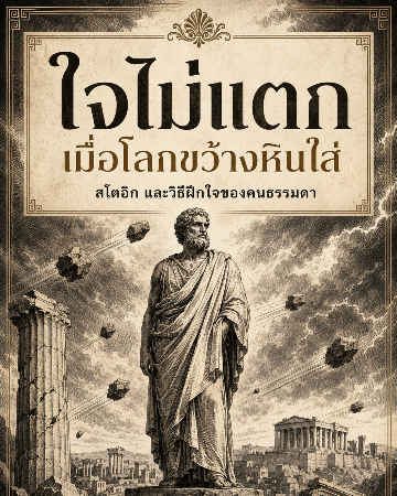 ใจไม่แตกเมื่อโลกขว้างหินใส่ สโตอิกและวิธีฝึกใจของคนธรรมดา