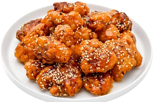 ไก่ทอดปรุงรสราดข้าว