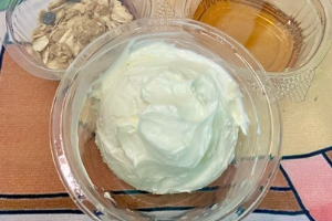 กรีกโยเกิร์ตเปล่า 1 สคูป (Plain Greek Yogurt 1 scoop)