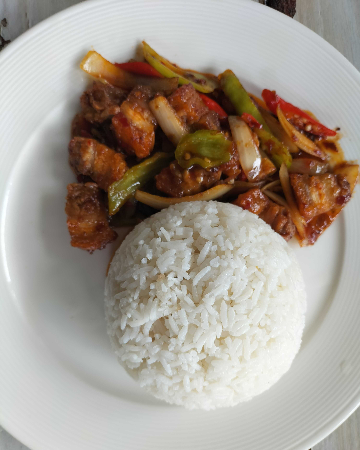 ข้าวผัดพริกเผา