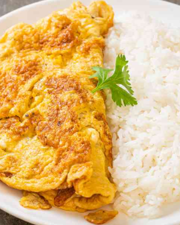 ข้าวไข่เจียวหมูสับ
