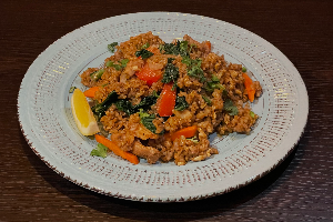 Train-style Chicken Fried rice 