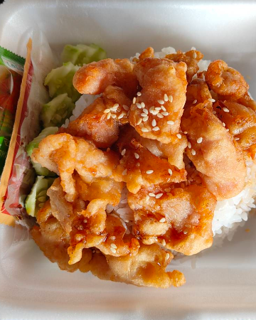 ข้าวหมูทอด
