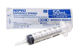ไซริงค์พลาสติก ให้อาหาร 50ml nipro