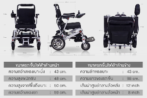 รถเข็นไฟฟ้า ELite gold 24kg forever (พรีออเดอร์ 7วัน)