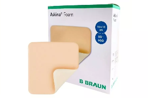 แผ่นโฟมแปะแผล askina 10x10cm