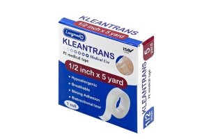 เทปปิดแผล ชนิดพลาสติก kleantrans 1/2