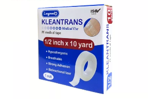 เทปปิดแผล ชนิดพลาสติก kleantrans 1/2