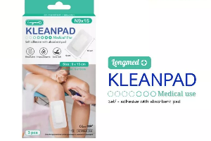 พลาสเตอร์ปิดแผล kleanpad 9x15cm 3ชิ้น/กล่อง